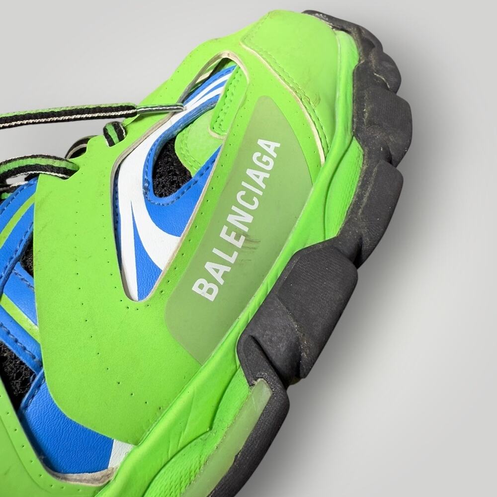 Balenciaga Track Trainers Green Blue Men’s sz 12 - Picture 9 of 15